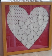 12 x 12 Signature frame matt and hearts  x 60 complete These are
